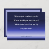 神の導き | 奇跡のフラットカードのコース ポストカード (正面/裏面)