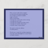 神の導き | 奇跡のフラットカードのコース ポストカード (裏面)