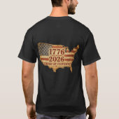 神の導き Tシャツ (裏面)