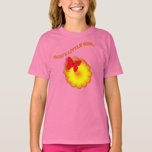神の小さな女の子 Tシャツ (正面)