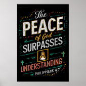 神の平和は理解を超える。 ポスター (正面)