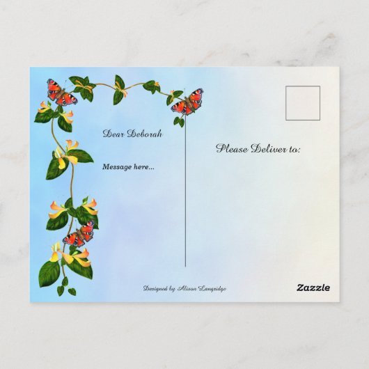 神の平和は…フィル4:7 ポストカード (裏面)