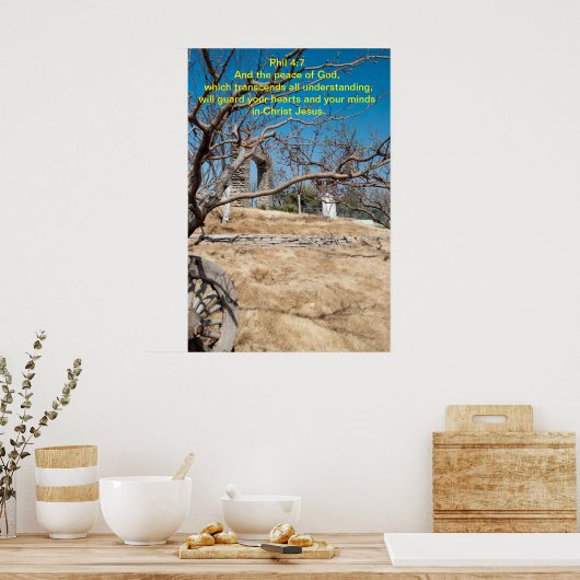 神の平和は ポスター (キッチン)