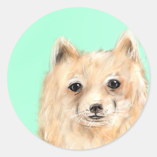 神の平和ステッカー ラウンドシール (正面)