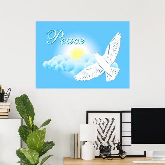 神の平和 ポスター (ホームオフィス)