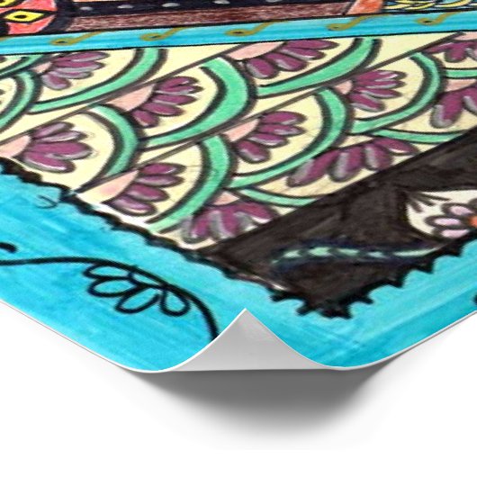 神の幾何学！ ポスター (角)