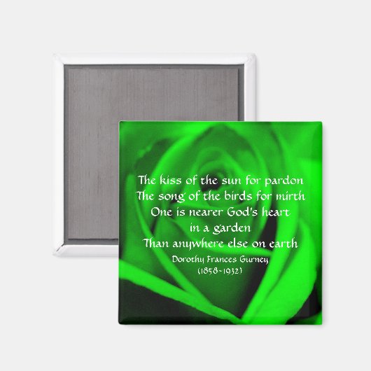 神の庭の詩 – 磁石 (正面/裏面)