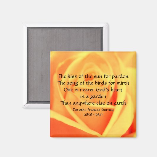 神の庭の詩 – 磁石 (正面/裏面)