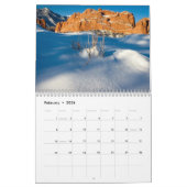 神の庭 カレンダー (2月 2026)