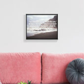 神の引用文:ジェル29:11--"神の計画はあなたのために" キャンバスプリント (インサイチュ (リビング))