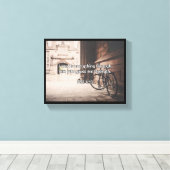 神の引用文:フィル4:13 -- "神の強与えさ" キャンバスプリント (インサイチュ (ウッドフロア))