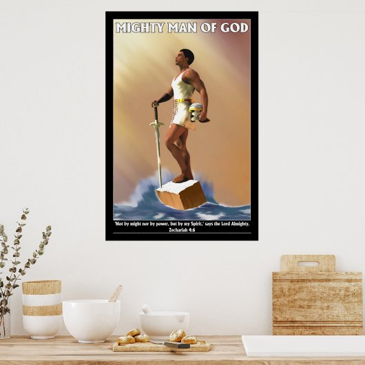神の強大な人 ポスター (キッチン)