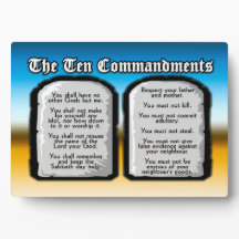 神の律法である聖なる聖書の十戒