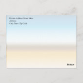 神の律法である聖なる聖書の十戒 ポストカード (裏面)