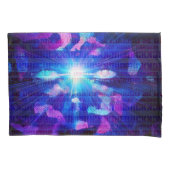 神の後ろ得の日の出から日没の枕の下まで 枕カバー (正面左)