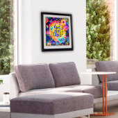 神の得引用文かわいらし信仰 ポスター