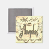 神の御使いたちがあなたを見守ってほしい！ マグネット (正面/裏面)