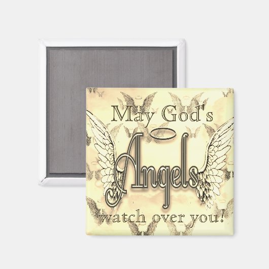 神の御使いたちがあなたを見守ってほしい！ マグネット (正面/裏面)
