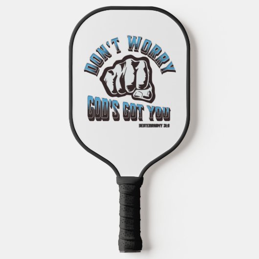 神の御前を心配するな得! ピックルボールラケット (正面)