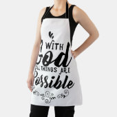 神の御加護により|クリスチャン エプロン (インサイチュ)