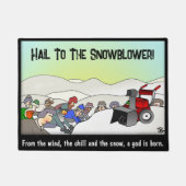 神の御姿が生まれある ドアマット (正面)