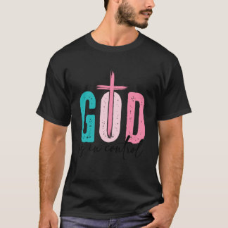 神の御手にすべて委ねる キリスト教の信仰 - 聖書の言葉 リ Tシャツ