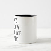 神の御業が果たされますように ツートーンマグカップ (中央)