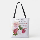 神の御言葉はトート トートバッグ (裏面)