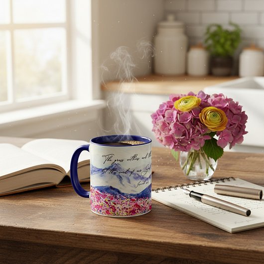 神の御言葉は立つ マグカップ