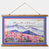 神の御言葉は立つ 吊り下げ型タペストリー (正面)