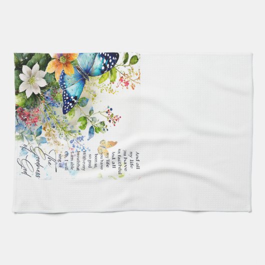 神の徳 キッチンタオル (横)