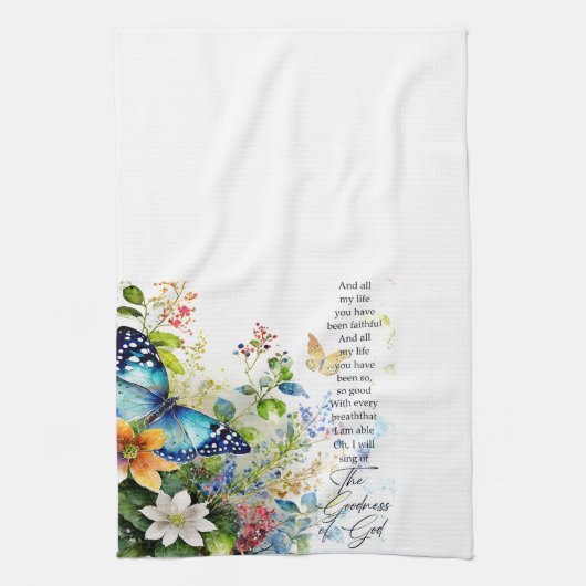 神の徳 キッチンタオル (縦)