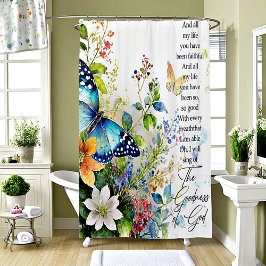 神の徳 シャワーカーテン