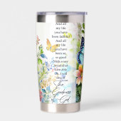 神の徳 保温保冷タンブラー (左面)