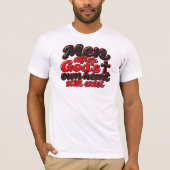 神の心にかなう男性は今も存在する Tシャツ (正面)