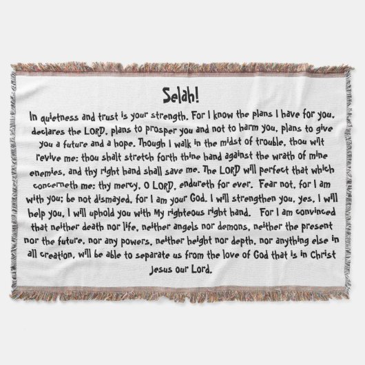 神の心地よいのブランケットの聖なる書物、経典の約束 スローブランケット (正面)