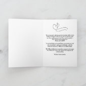 神の心地よい：キリスト教の同情カード カード (内部)