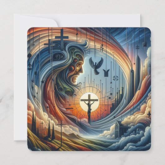 神の心地よい：愛が平和を増進 カード (正面)