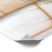 神の怠けクラシックの絵を描 ポスター (角)