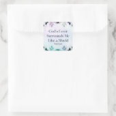 神の恩寵に我を取り囲む スクエアシール (バッグ)