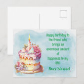 神の恵みがあなたにありますように ポストカード (正面/裏面)