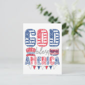 神の恵みがアメリカに ポストカード (スタンド正面)