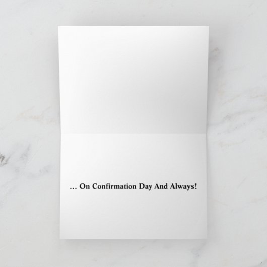 神の恵みが確認カードと一緒にいる カード (内部)