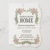 神の恵みが私たちの家に：オーダーメイド 招待状 (正面)