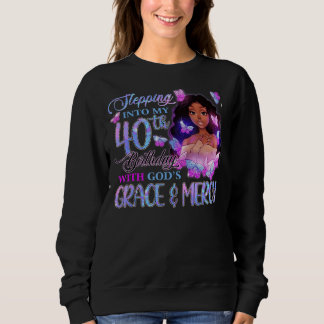 神の恵みとあわれみメランによって40番目に踏み込む スウェットシャツ
