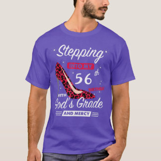 神の恵みとご加護をいただきながら56歳の誕生日を迎える Tシャツ