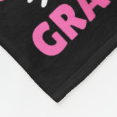 神の恵みとともに77歳の誕生日を迎える フリースブランケット (角)