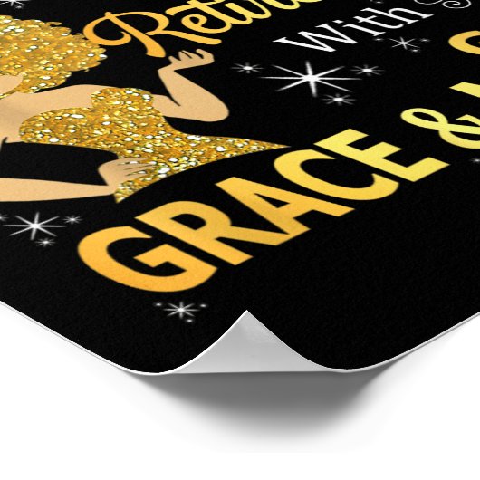 神の恵みとMによって私の引退に踏み込む ポスター (角)