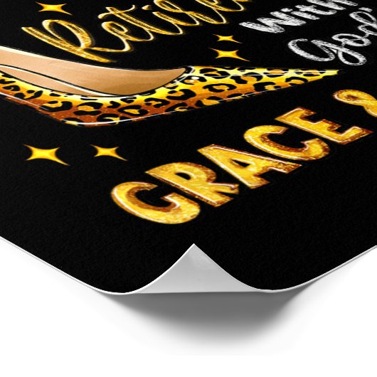 神の恵みとMによって私の引退に踏み込む ポスター (角)