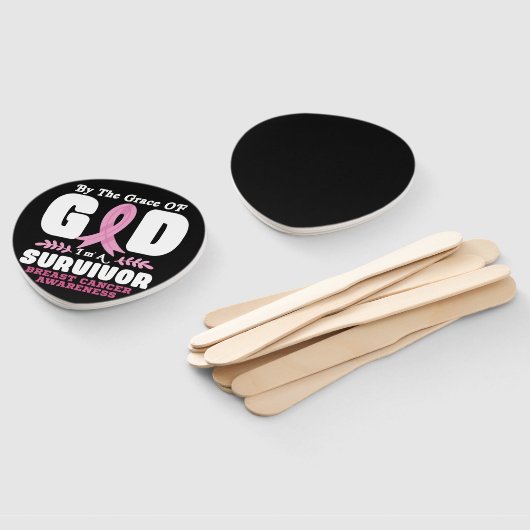 神の恵みによって生き残った乳がんで ハンドファン (組立なし)